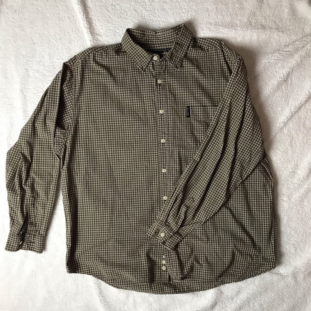 Abercrombie & Fitch button down green size xl